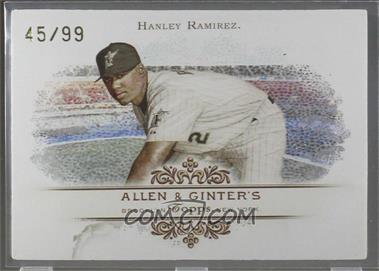 2007 Topps Allen & Ginter's - Rip Cards - Ripped #RC48 - Hanley Ramirez /99