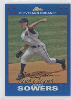 2007 Topps Chrome - [Base] - Blue Refractor #24 - Jeremy Sowers