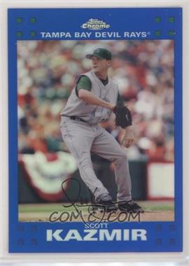 2007 Topps Chrome - [Base] - Blue Refractor #53 - Scott Kazmir