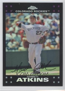 2007 Topps Chrome - [Base] - Refractor #251 - Garrett Atkins