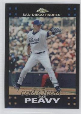 2007 Topps Chrome - [Base] - Refractor #69 - Jake Peavy