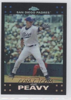 2007 Topps Chrome - [Base] - Refractor #69 - Jake Peavy