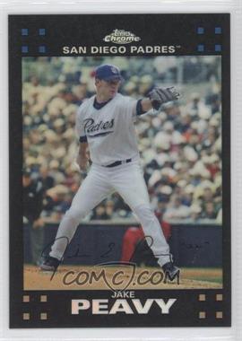 2007 Topps Chrome - [Base] - Refractor #69 - Jake Peavy