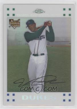 2007 Topps Chrome - [Base] - White Refractor #319 - Elijah Dukes /660