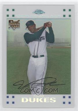 2007 Topps Chrome - [Base] - White Refractor #319 - Elijah Dukes /660