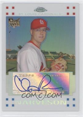 2007 Topps Chrome - [Base] - White Refractor #344 - Chris Narveson /200