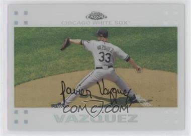 2007 Topps Chrome - [Base] - White Refractor #70 - Javier Vazquez /660