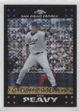 2007 Topps Chrome - [Base] - X-Fractor #69 - Jake Peavy