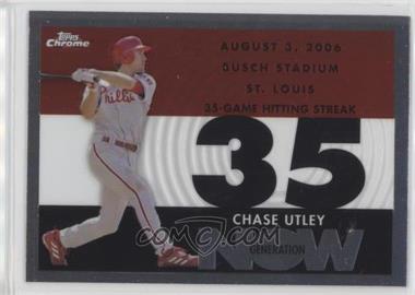 2007 Topps Chrome - Generation Now #GN209 - Chase Utley