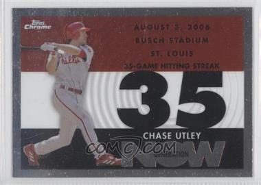 2007 Topps Chrome - Generation Now #GN209 - Chase Utley