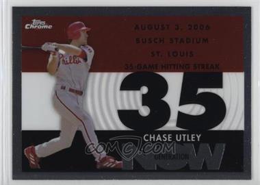 2007 Topps Chrome - Generation Now #GN209 - Chase Utley