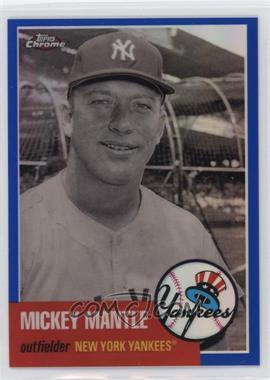 2007 Topps Chrome - The Mickey Mantle Story - Blue Refractor #MMS29 - Mickey Mantle /100