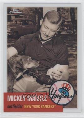 2007 Topps Chrome - The Mickey Mantle Story - White Refractor #MMS19 - Mickey Mantle /200