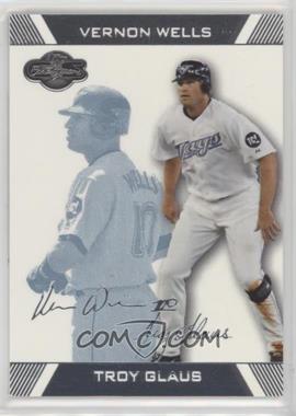 2007 Topps Co-Signers - [Base] - Blue #17.3 - Troy Glaus, Vernon Wells /250
