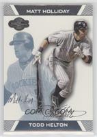 Todd Helton, Matt Holliday #/250