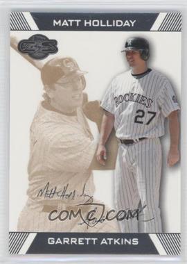 2007 Topps Co-Signers - [Base] - Bronze #4.2 - Garrett Atkins, Matt Holliday /275