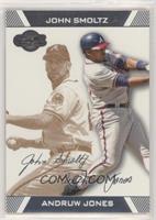 Andruw Jones, John Smoltz #/275