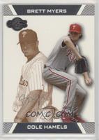 Cole Hamels, Brett Myers #/275