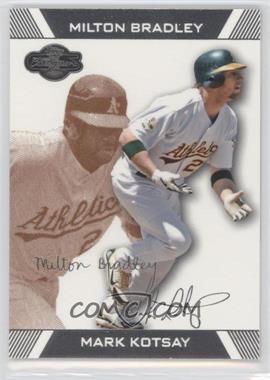 2007 Topps Co-Signers - [Base] - Bronze #68.2 - Mark Kotsay, Milton Bradley /275