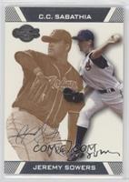 Jeremy Sowers, C.C. Sabathia #/275