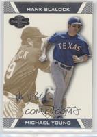 Michael Young, Hank Blalock #/225