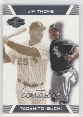 2007 Topps Co-Signers - [Base] - Gold #91.3 - Tadahito Iguchi, Jim Thome /225