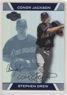 2007 Topps Co-Signers - [Base] - Hyper Silver/Blue #36.3 - Stephen Drew, Conor Jackson /15