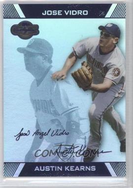 2007 Topps Co-Signers - [Base] - Hyper Silver/Blue #46.2 - Austin Kearns, Jose Vidro /15