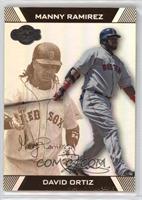 David Ortiz, Manny Ramirez #/50