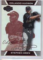 Stephen Drew, Orlando Hudson #/75