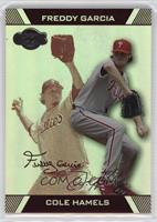 Cole Hamels, Freddy Garcia #/75