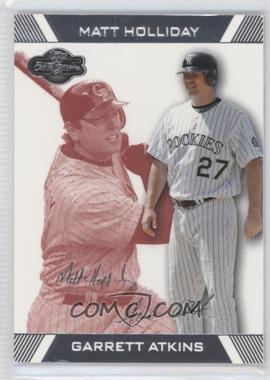 2007 Topps Co-Signers - [Base] - Red #4.2 - Garrett Atkins, Matt Holliday /299