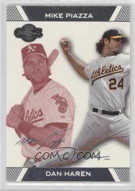 2007 Topps Co-Signers - [Base] - Red #58.2 - Dan Haren, Mike Piazza /299 [Noted]