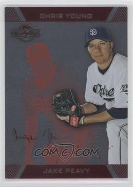 2007 Topps Co-Signers - [Base] - Silver Red #15.2 - Jake Peavy, Chris Young /199