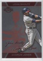 Andruw Jones, John Smoltz #/199