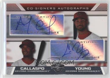 2007 Topps Co-Signers - Co-Signers Autographs #CS-CY - Alberto Callaspo, Chris Young