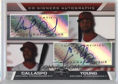 2007 Topps Co-Signers - Co-Signers Autographs #CS-CY - Alberto Callaspo, Chris Young