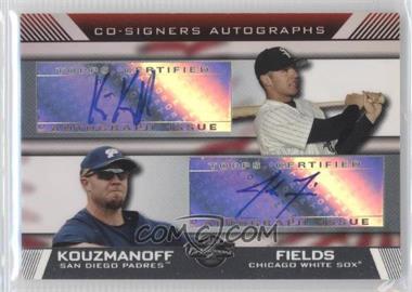 2007 Topps Co-Signers - Co-Signers Autographs #CS-KF - Kevin Kouzmanoff, Josh Fields