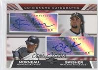 Nick Swisher, Justin Morneau