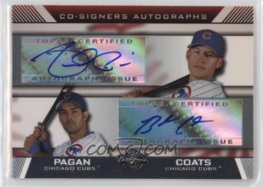 2007 Topps Co-Signers - Co-Signers Autographs #CS-PC - Angel Pagan, Buck Coats