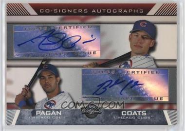 2007 Topps Co-Signers - Co-Signers Autographs #CS-PC - Angel Pagan, Buck Coats