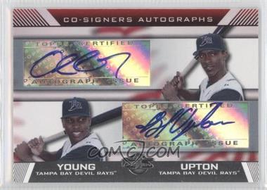 2007 Topps Co-Signers - Co-Signers Autographs #CS-YU - Delmon Young, B.J. Upton