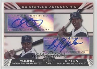 2007 Topps Co-Signers - Co-Signers Autographs #CS-YU - Delmon Young, B.J. Upton