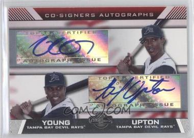 2007 Topps Co-Signers - Co-Signers Autographs #CS-YU - Delmon Young, B.J. Upton