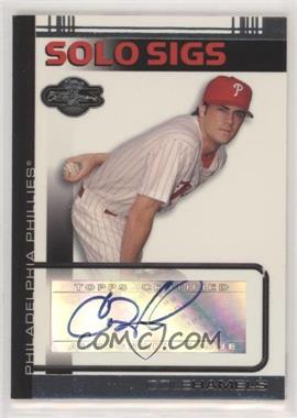 2007 Topps Co-Signers - Solo Sigs #SS-CH - Cole Hamels