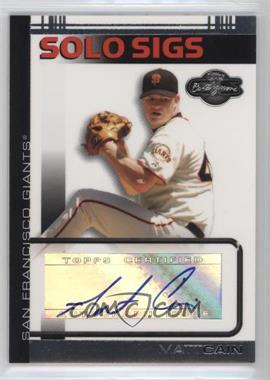 2007 Topps Co-Signers - Solo Sigs #SS-MC - Matt Cain