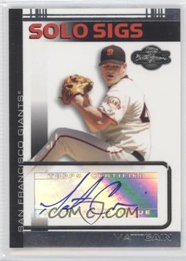 2007 Topps Co-Signers - Solo Sigs #SS-MC - Matt Cain