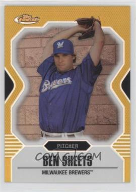 2007 Topps Finest - [Base] - Gold Refractor #5 - Ben Sheets /50