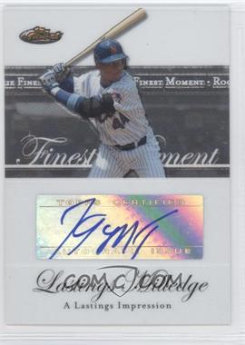 2007 Topps Finest - Rookie Finest Moments - Autographs #RFMA-LM - Lastings Milledge