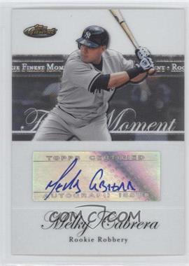 2007 Topps Finest - Rookie Finest Moments - Autographs #RFMA-MC.2 - Melky Cabrera